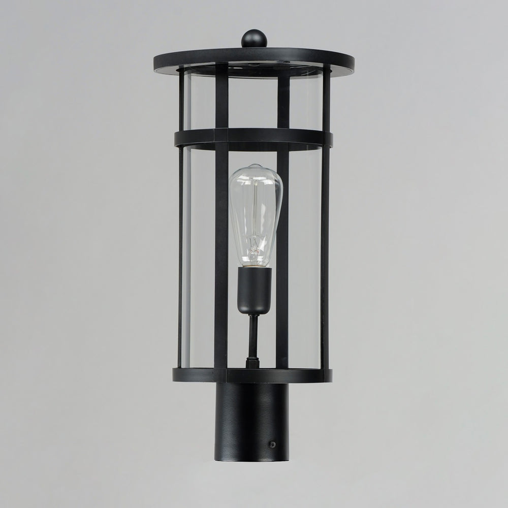 Maxim - 40620CLBK - One Light Post Lantern - Clyde Vivex - Black
