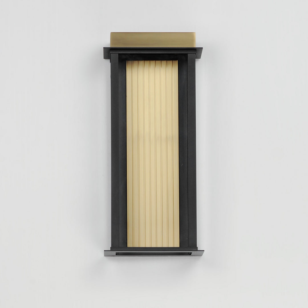 Maxim - 50754BKGLD - LED Outdoor Wall Sconce - Rincon - Black / Gold