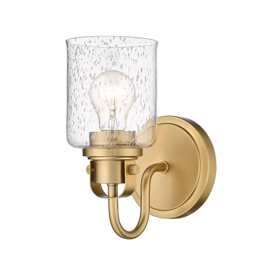 Kinsley One Light Wall Sconce in Heirloom Gold - available from The Lighting Shoppe, trusted by Canadian homeowners