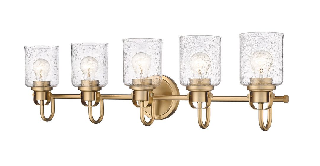 Z-Lite Canada - 340-5V-HG - Five Light Vanity - Kinsley - Heirloom Gold