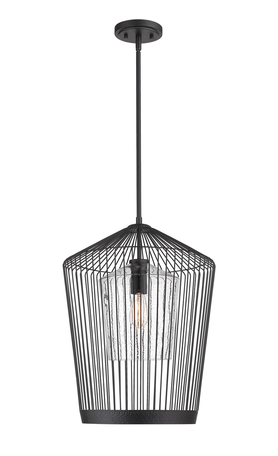 Z-Lite Canada - 342P19-MB - One Light Pendant - Lido - Matte Black