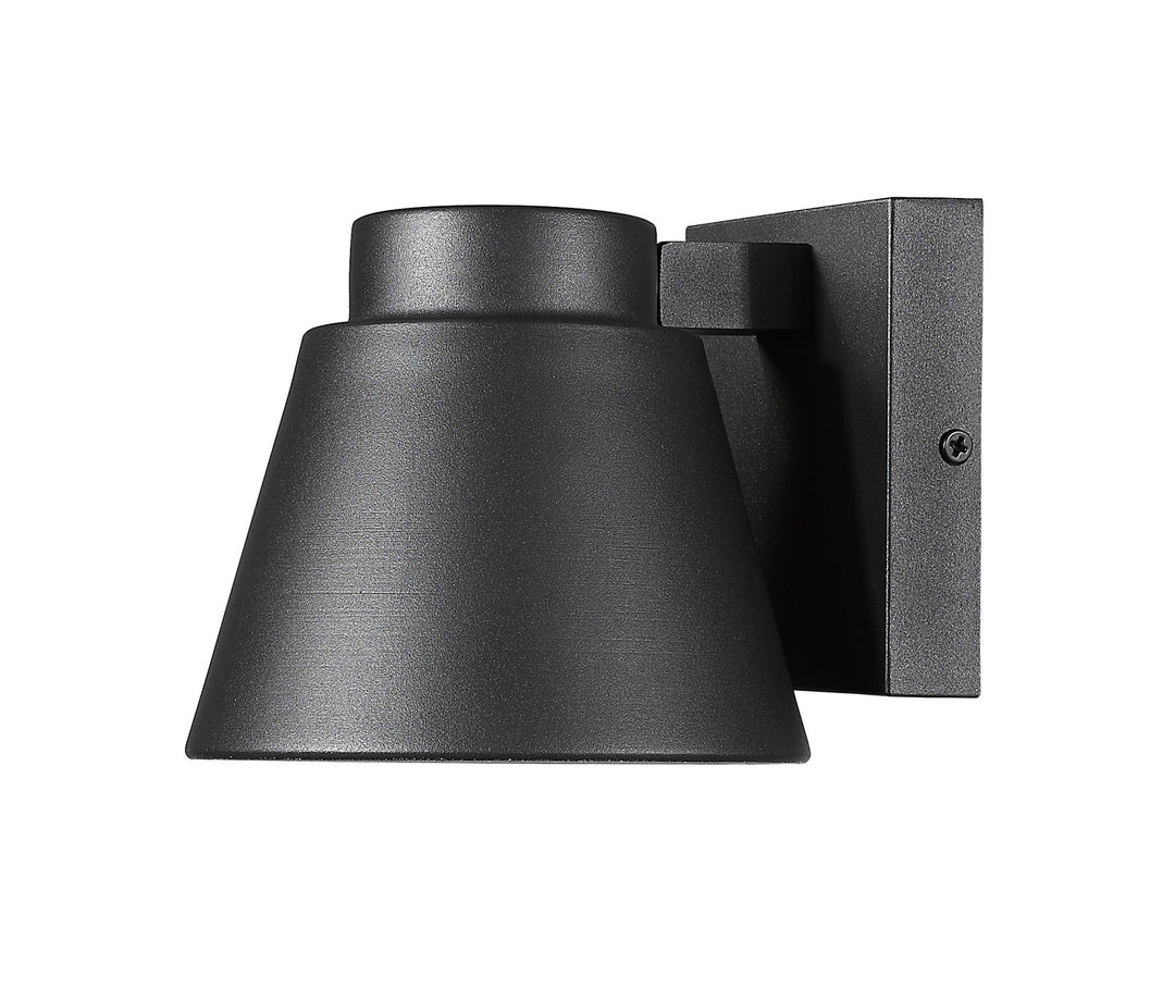 Asher LED Outdoor Wall Mount in Black - available from The Lighting Shoppe, trusted by Canadian homeowners