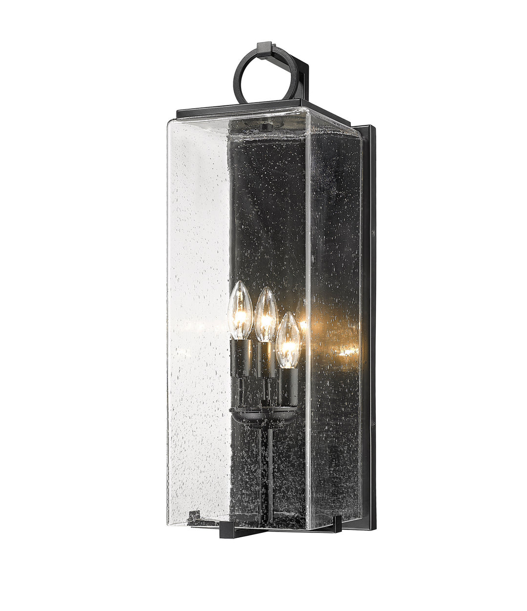 Sana Three Light Outdoor Wall Light in Black - available from The Lighting Shoppe, trusted by Canadian homeowners