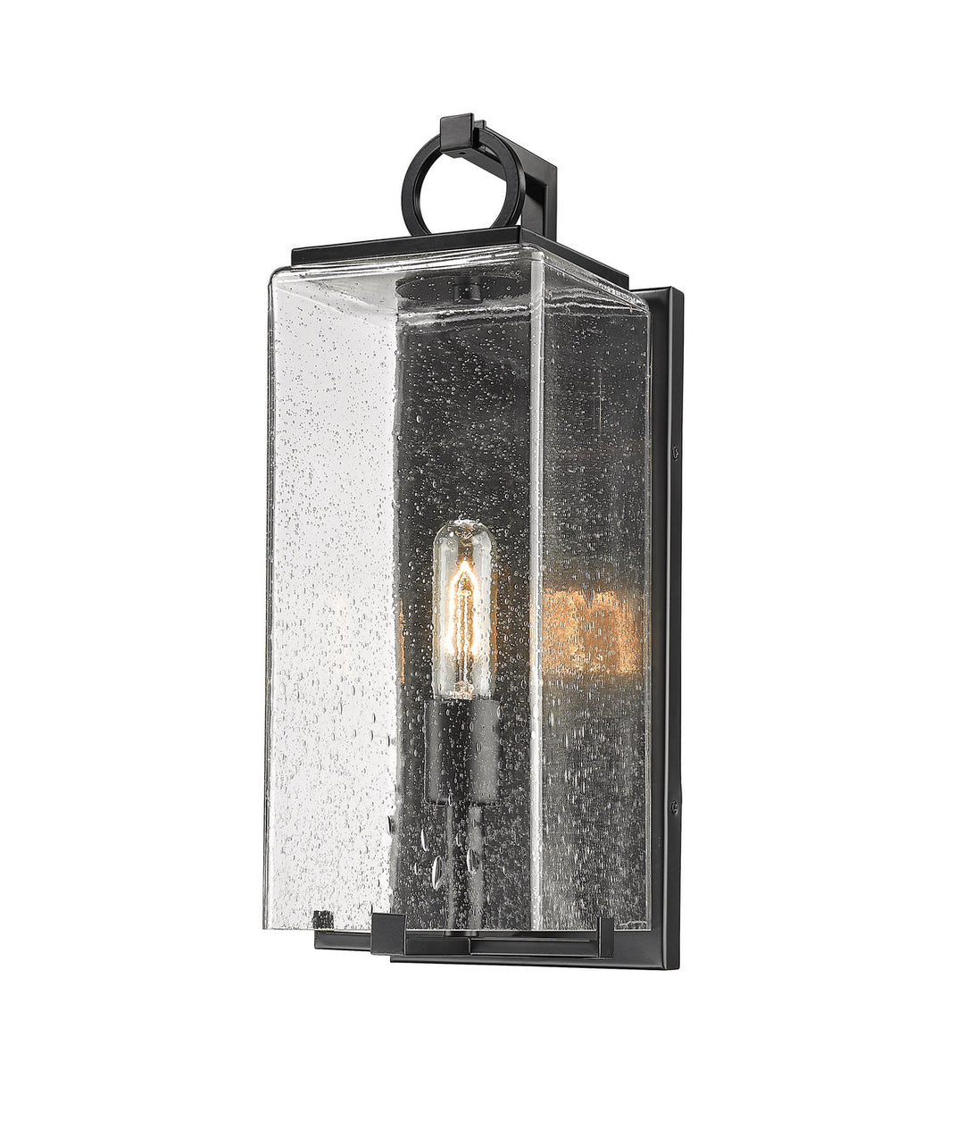 Sana One Light Outdoor Wall Light in Black - available from The Lighting Shoppe, trusted by Canadian homeowners
