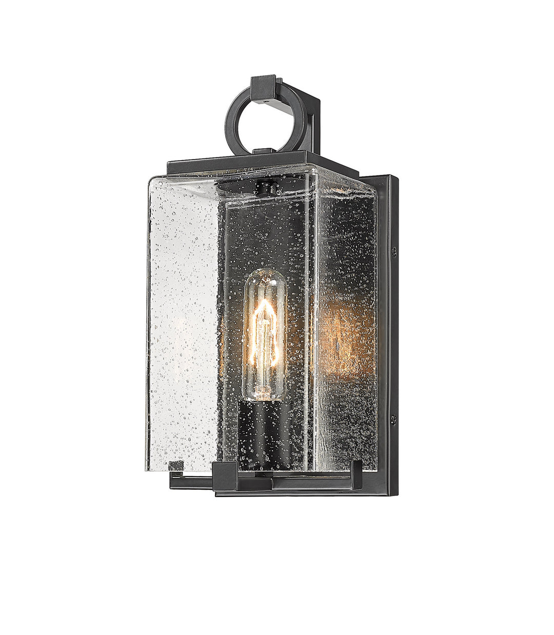 Sana One Light Outdoor Wall Light in Black - available from The Lighting Shoppe, trusted by Canadian homeowners