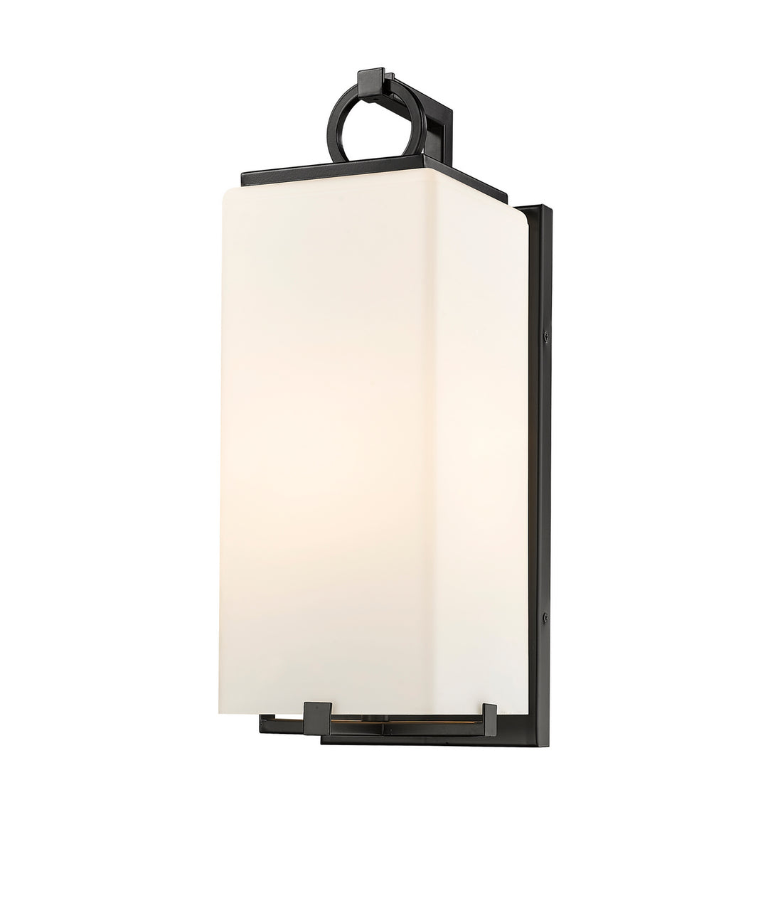 Sana One Light Outdoor Wall Light in Black - available from The Lighting Shoppe, trusted by Canadian homeowners