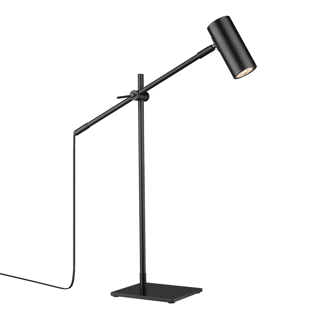 Calumet One Light Table Lamp in Matte Black - available from The Lighting Shoppe, trusted by Canadian homeowners