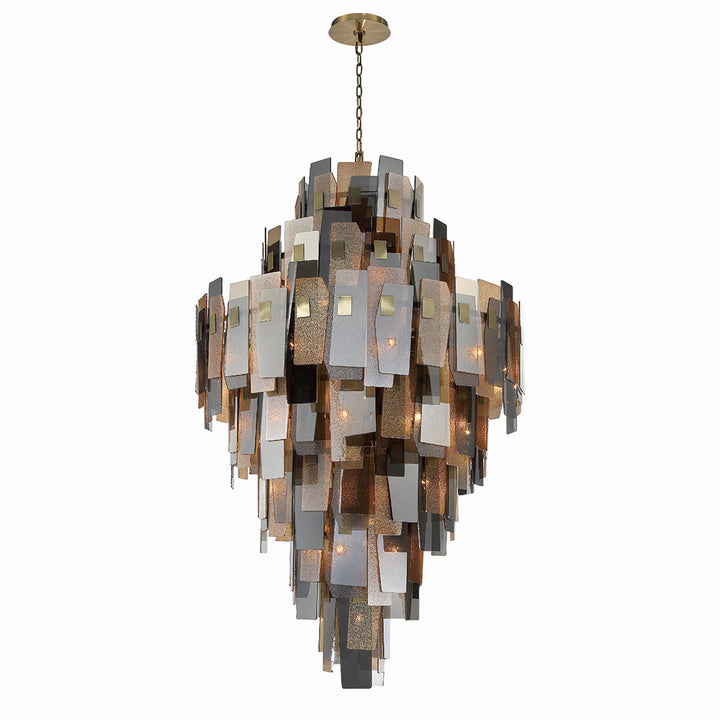 Eurofase Canada - 43873-012 - COCOLINA-CHD-39LT-71IN-BR-MX - COCOLINA - Brass