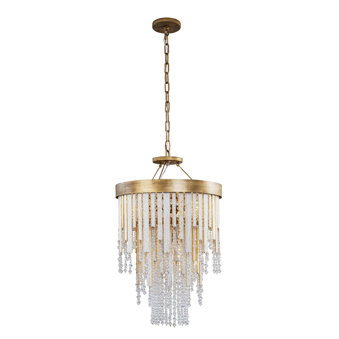 Lafayette Four Light Chandelier in Havana Gold - available from The Lighting Shoppe, trusted by Canadian homeowners