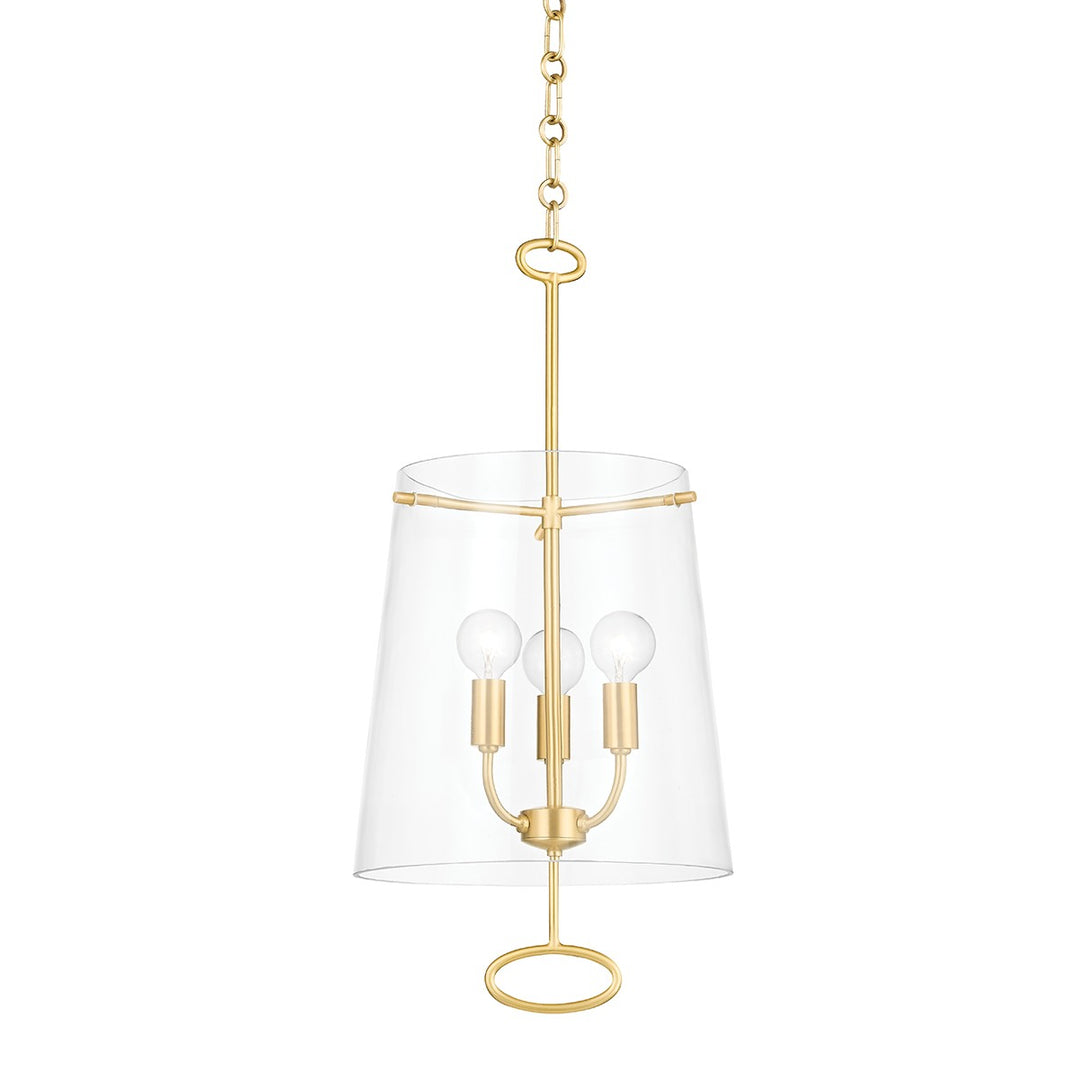 James Three Light Pendant in Aged Brass - available from The Lighting Shoppe, trusted by Canadian homeowners