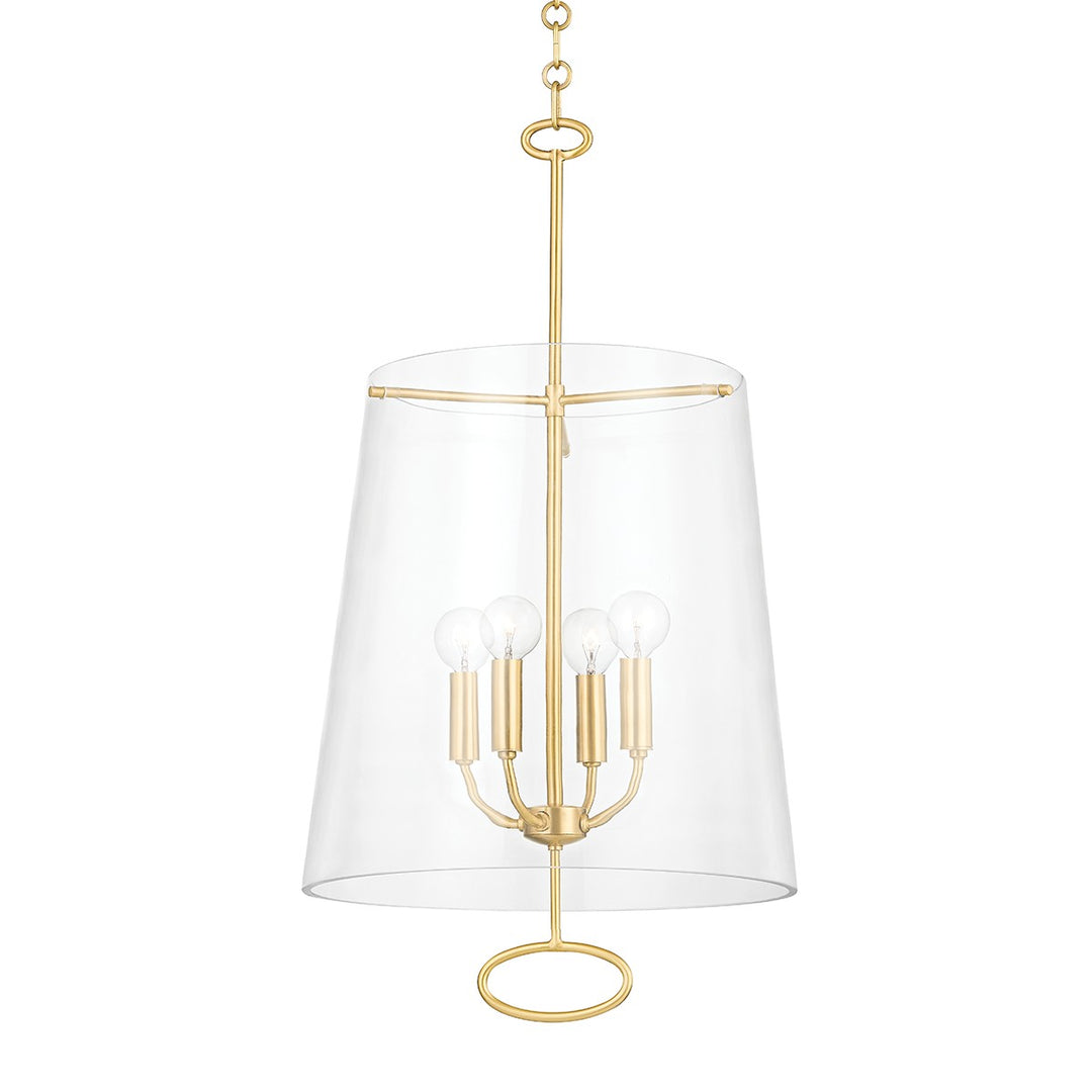 James Four Light Pendant in Aged Brass - available from The Lighting Shoppe, trusted by Canadian homeowners