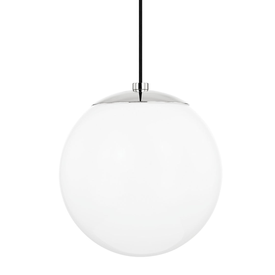 Stella One Light Pendant in Polished Nickel - available from The Lighting Shoppe, trusted by Canadian homeowners