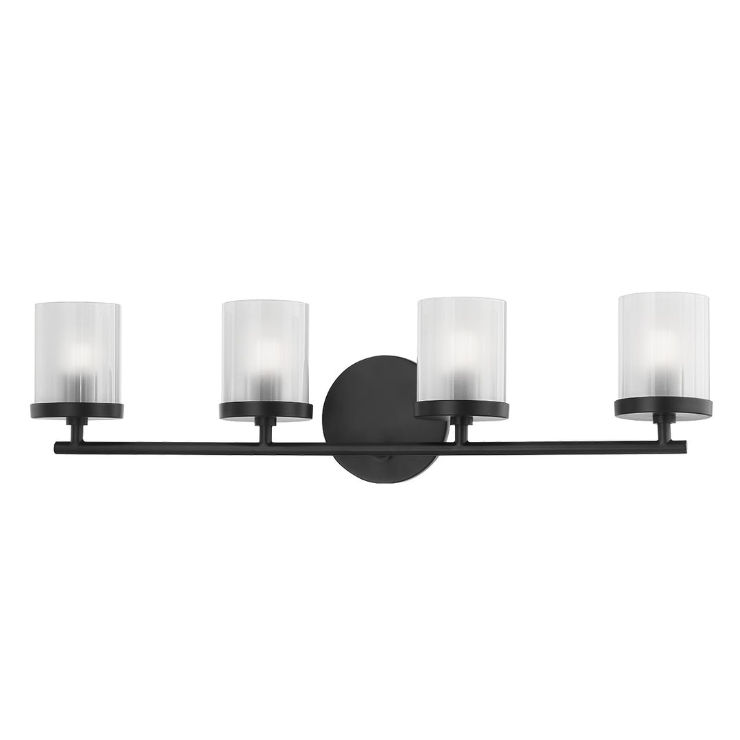 Ryan Four Light Bath and Vanity in Soft Black - available from The Lighting Shoppe, trusted by Canadian homeowners