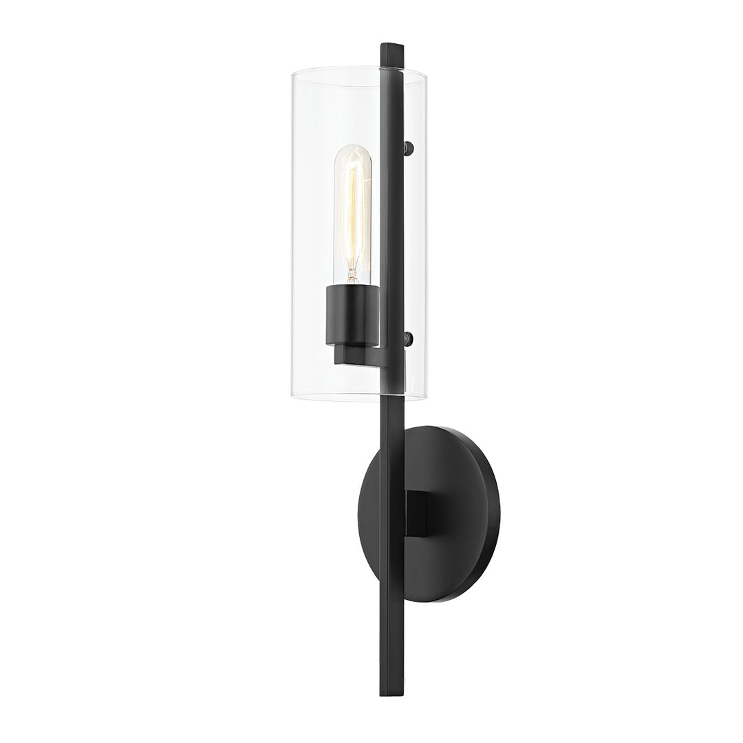 Ariel One Light Wall Sconce in Soft Black - available from The Lighting Shoppe, trusted by Canadian homeowners
