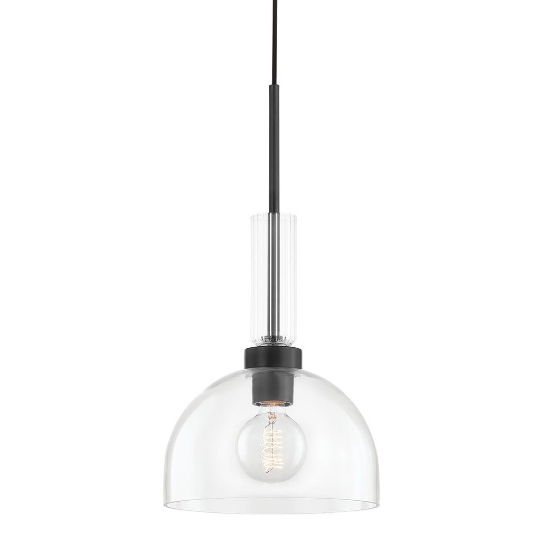 Tabitha One Light Pendant in Soft Black - available from The Lighting Shoppe, trusted by Canadian homeowners