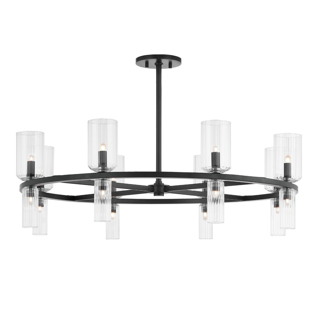 Tabitha LED Chandelier in Soft Black - available from The Lighting Shoppe, trusted by Canadian homeowners