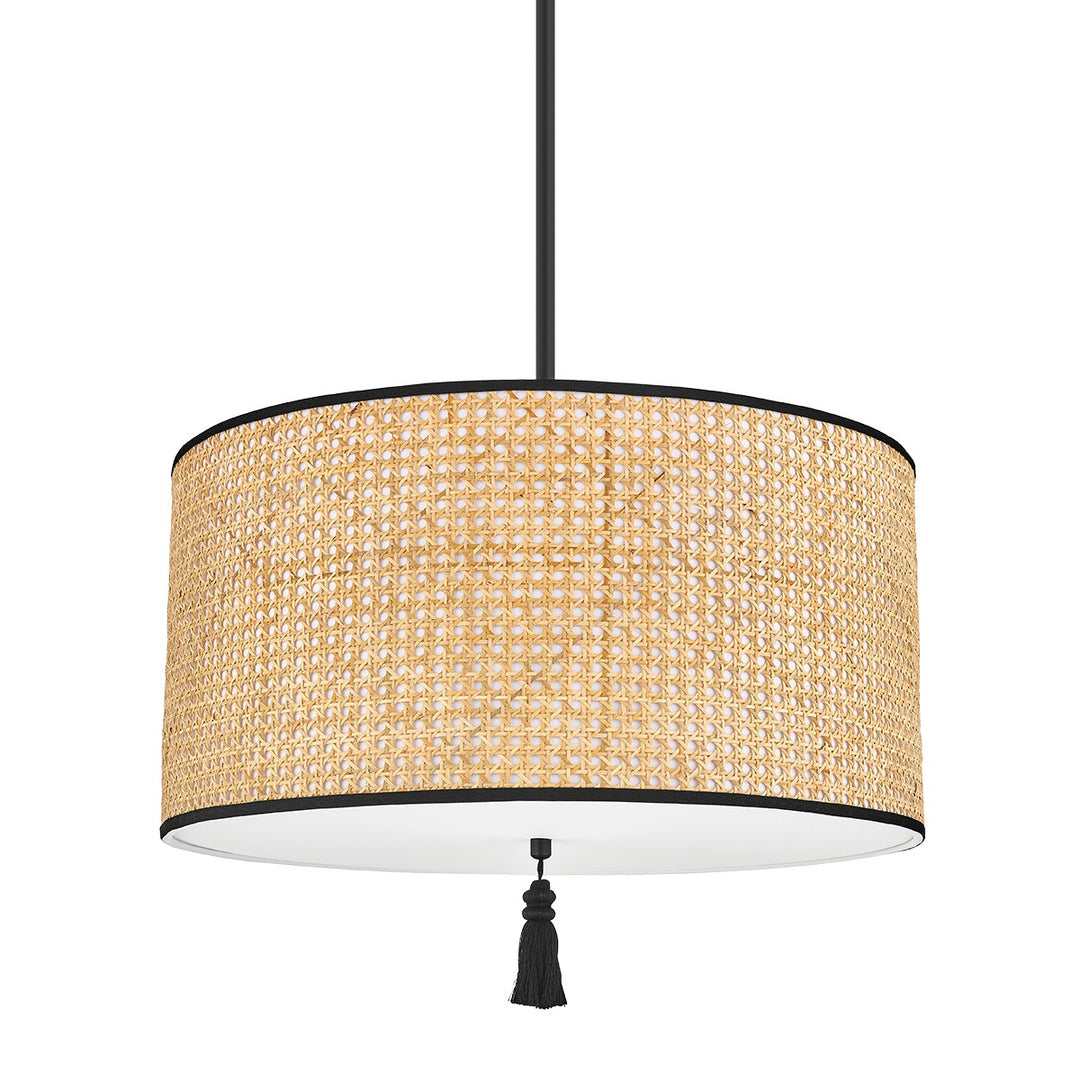 Dolores Three Light Pendant in Soft Black - available from The Lighting Shoppe, trusted by Canadian homeowners