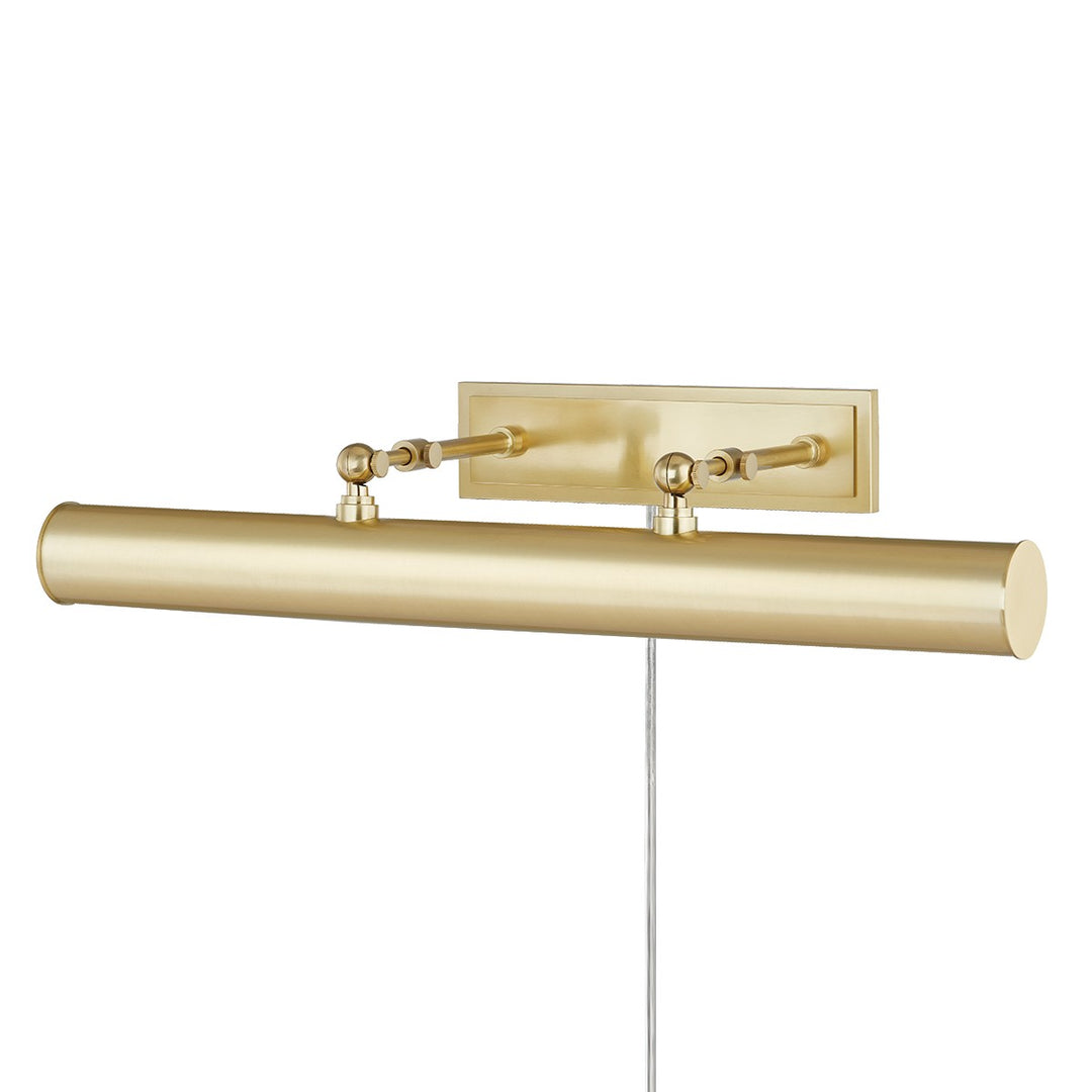 Holly Three Light Picture Light in Aged Brass - available from The Lighting Shoppe, trusted by Canadian homeowners