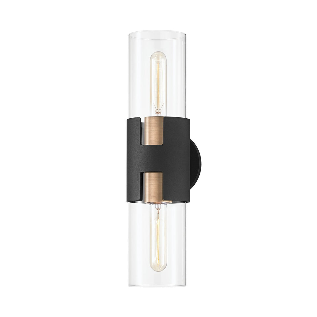 Troy Lighting Canada - B3231-PBR/TBK - Two Light Wall Sconce - Amado - Patina Brass