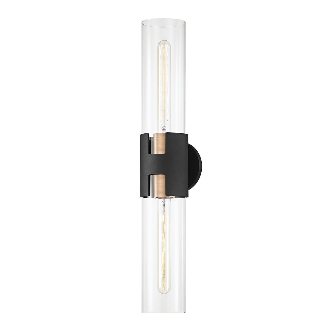 Troy Lighting Canada - B3232-PBR/TBK - Two Light Wall Sconce - Amado - Patina Brass