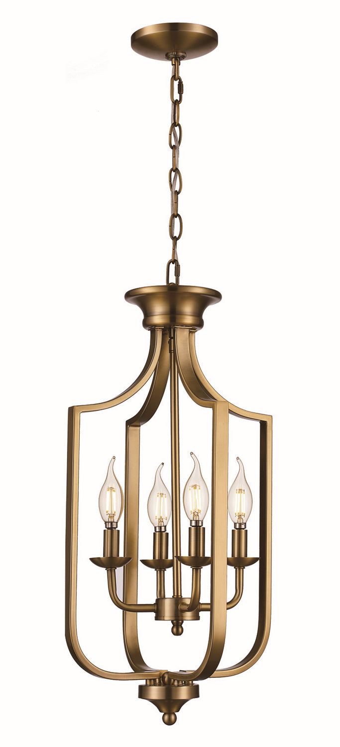 Four Light Pendant in Antique Gold - available from The Lighting Shoppe, trusted by Canadian homeowners