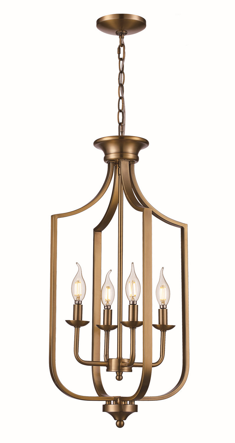 Four Light Pendant in Antique Gold - available from The Lighting Shoppe, trusted by Canadian homeowners