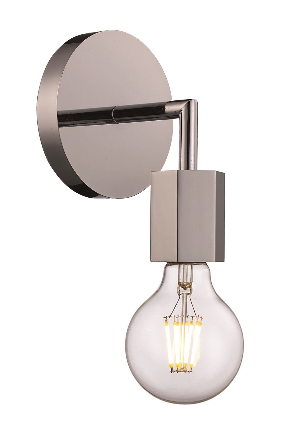 One Light Wall Sconce in Polished Chrome - available from The Lighting Shoppe, trusted by Canadian homeowners