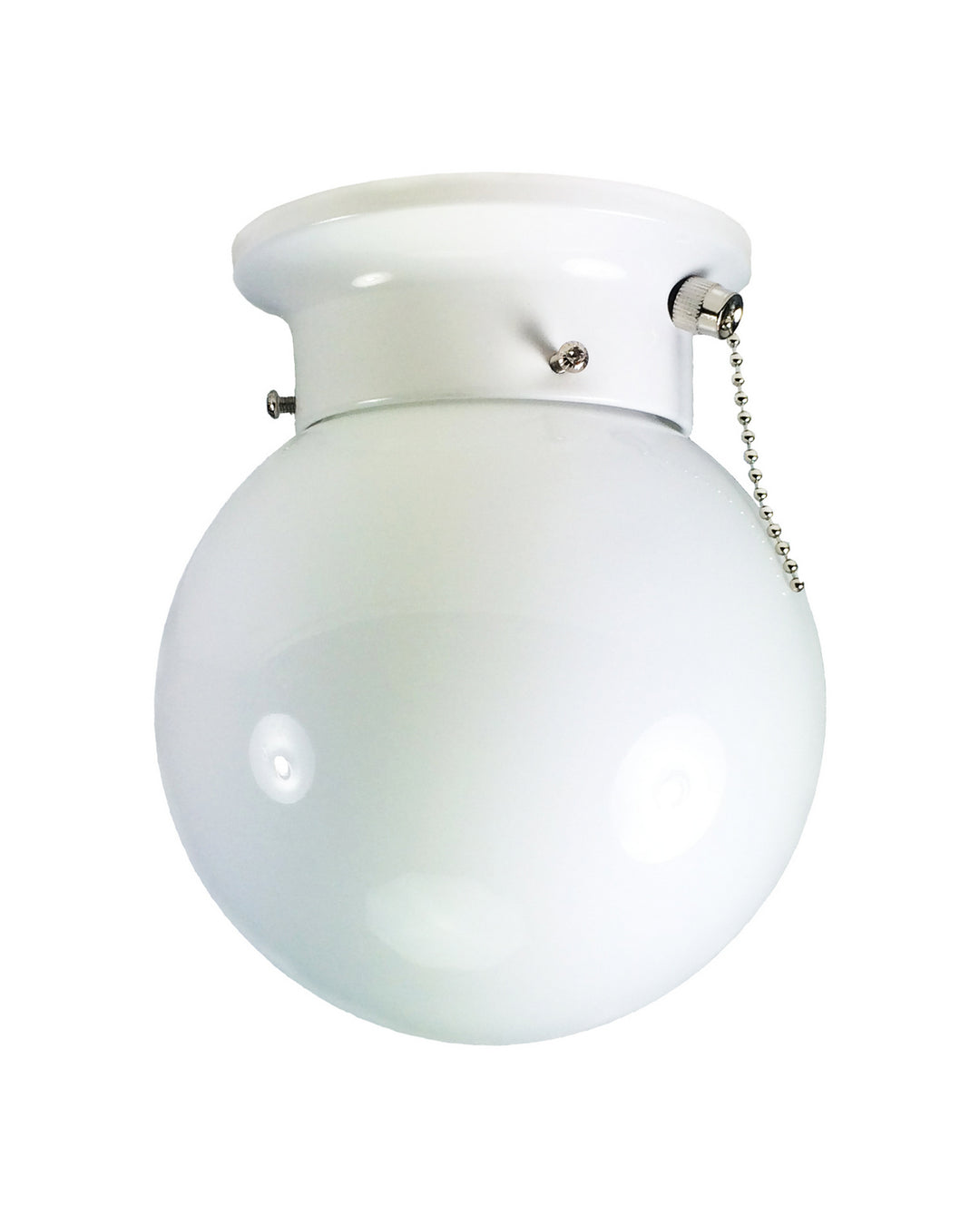 Dash One Light Flushmount in White - available from The Lighting Shoppe, trusted by Canadian homeowners