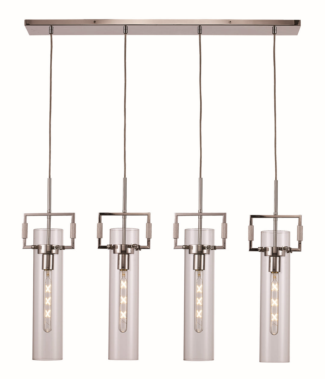Four Light Pendant in Polished Chrome - available from The Lighting Shoppe, trusted by Canadian homeowners