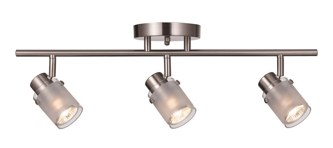 Three Light Track Light in Brushed Nickel - available from The Lighting Shoppe, trusted by Canadian homeowners