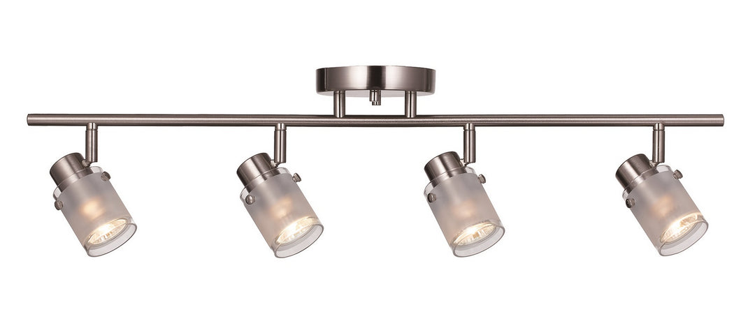 Four Light Track Light in Brushed Nickel - available from The Lighting Shoppe, trusted by Canadian homeowners