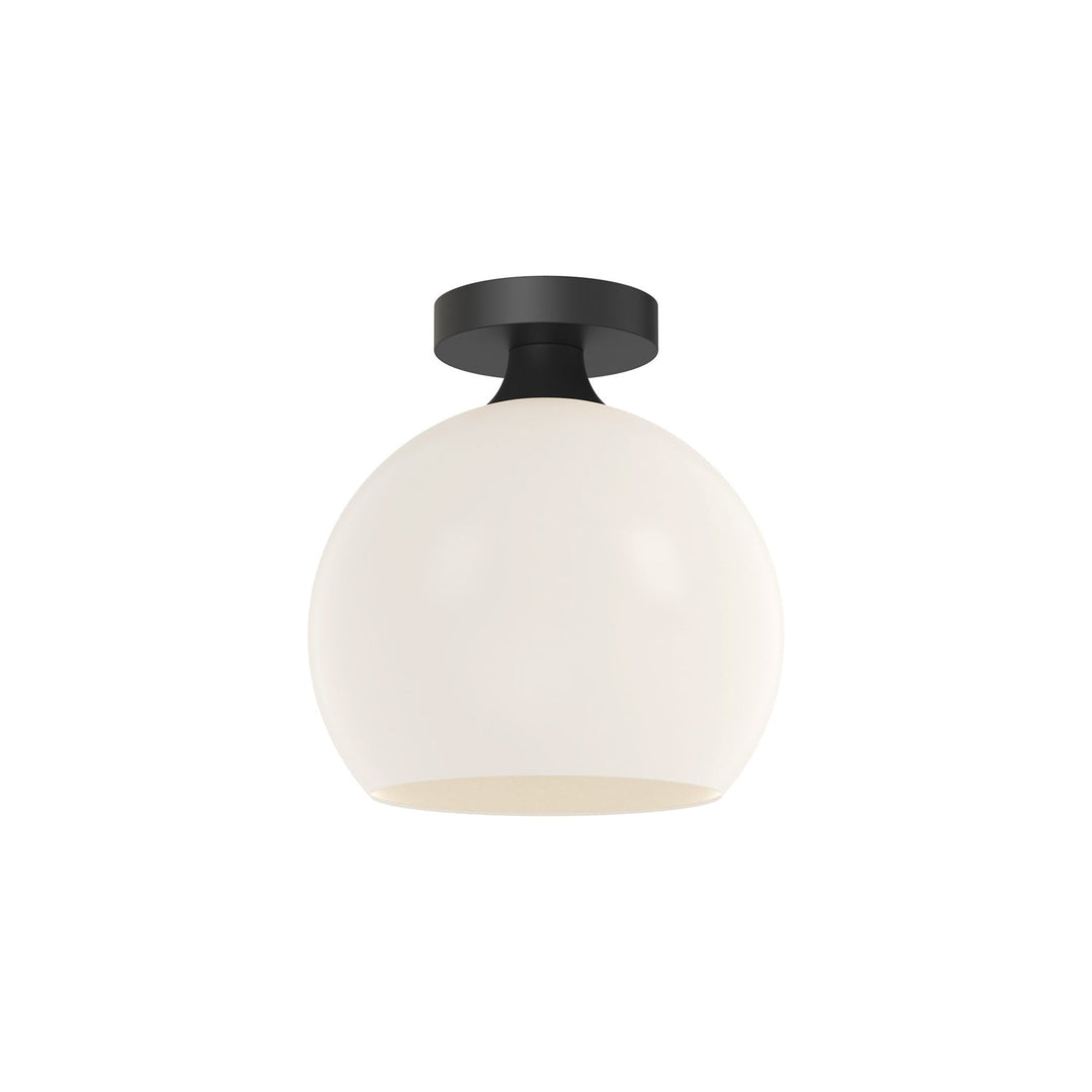 Alora Canada - FM506210MBOP - One Light Flush Mount - Castilla - Matte Black/Opal Matte Glass