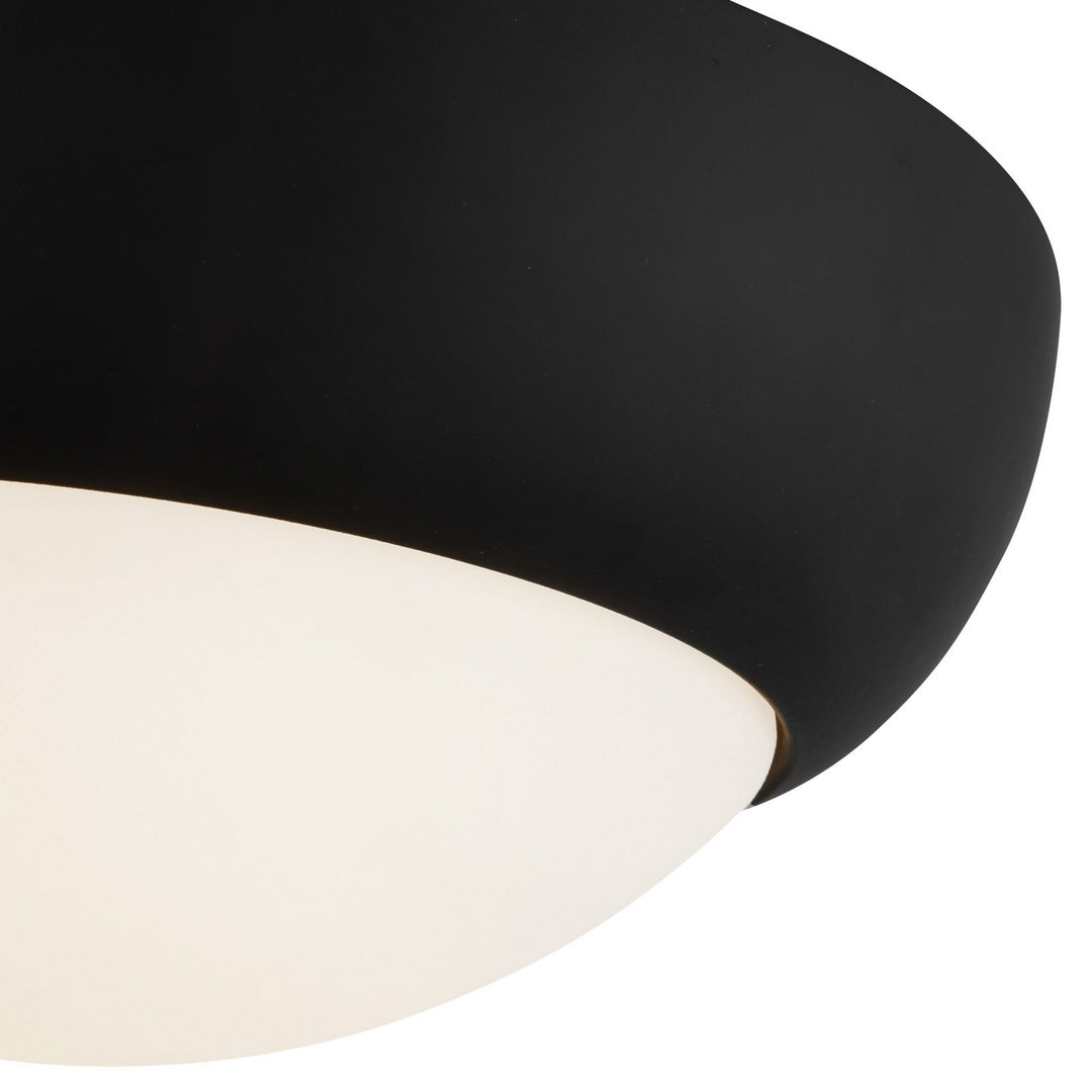 Alora Canada - FM522211MBOP - Two Light Flush Mount - Rubio - Matte Black/Opal Matte Glass