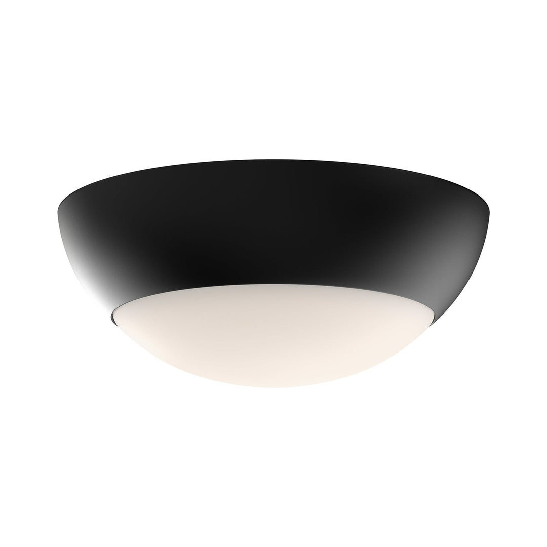 Alora Canada - FM522211MBOP - Two Light Flush Mount - Rubio - Matte Black/Opal Matte Glass