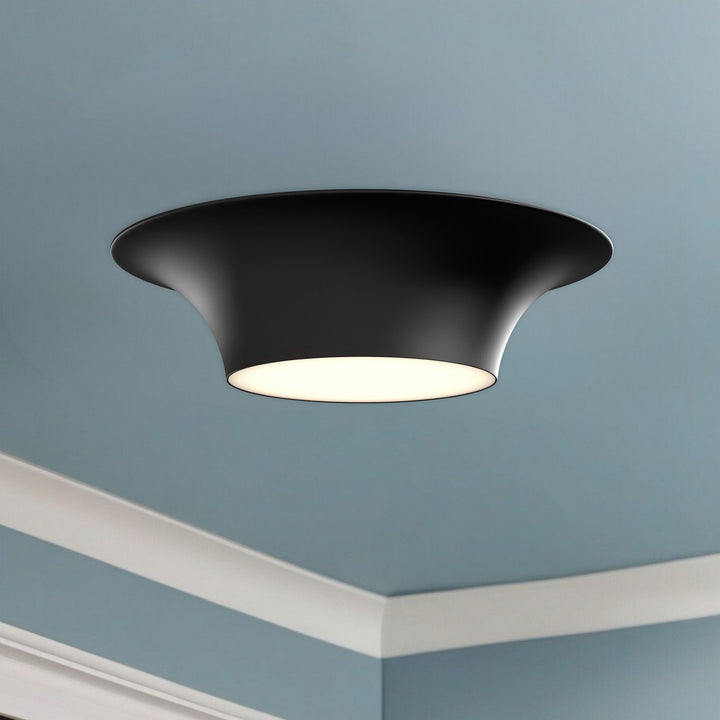 Alora Canada - FM523016MB - Two Light Flush Mount - Emiko - Matte Black
