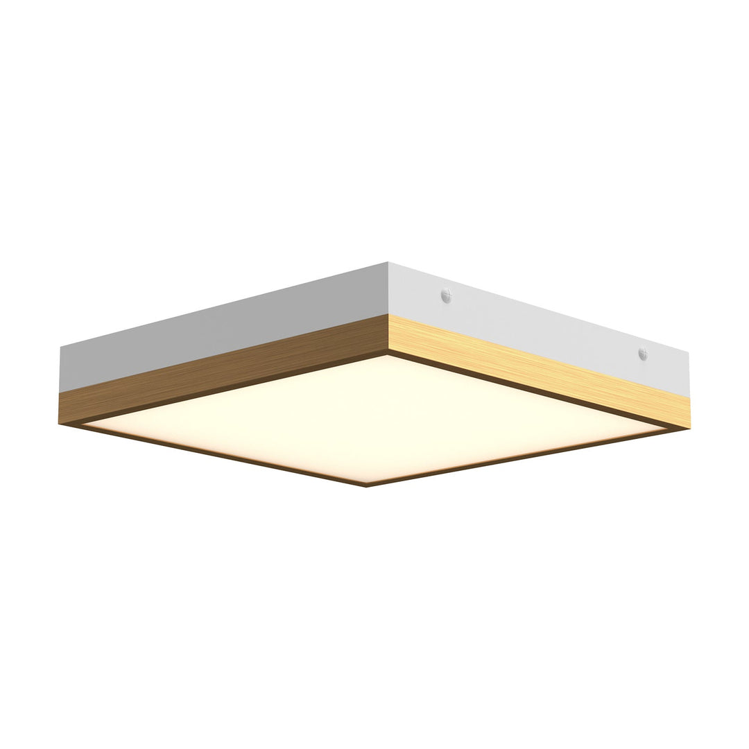 Alora Canada - FM553211AGWH - LED Flush Mount - Sydney - Aged Gold/White
