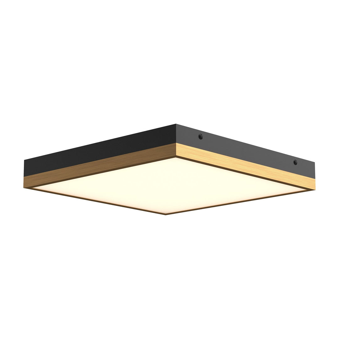 Alora Canada - FM553214AGMB - LED Flush Mount - Sydney - Aged Gold/Matte Black