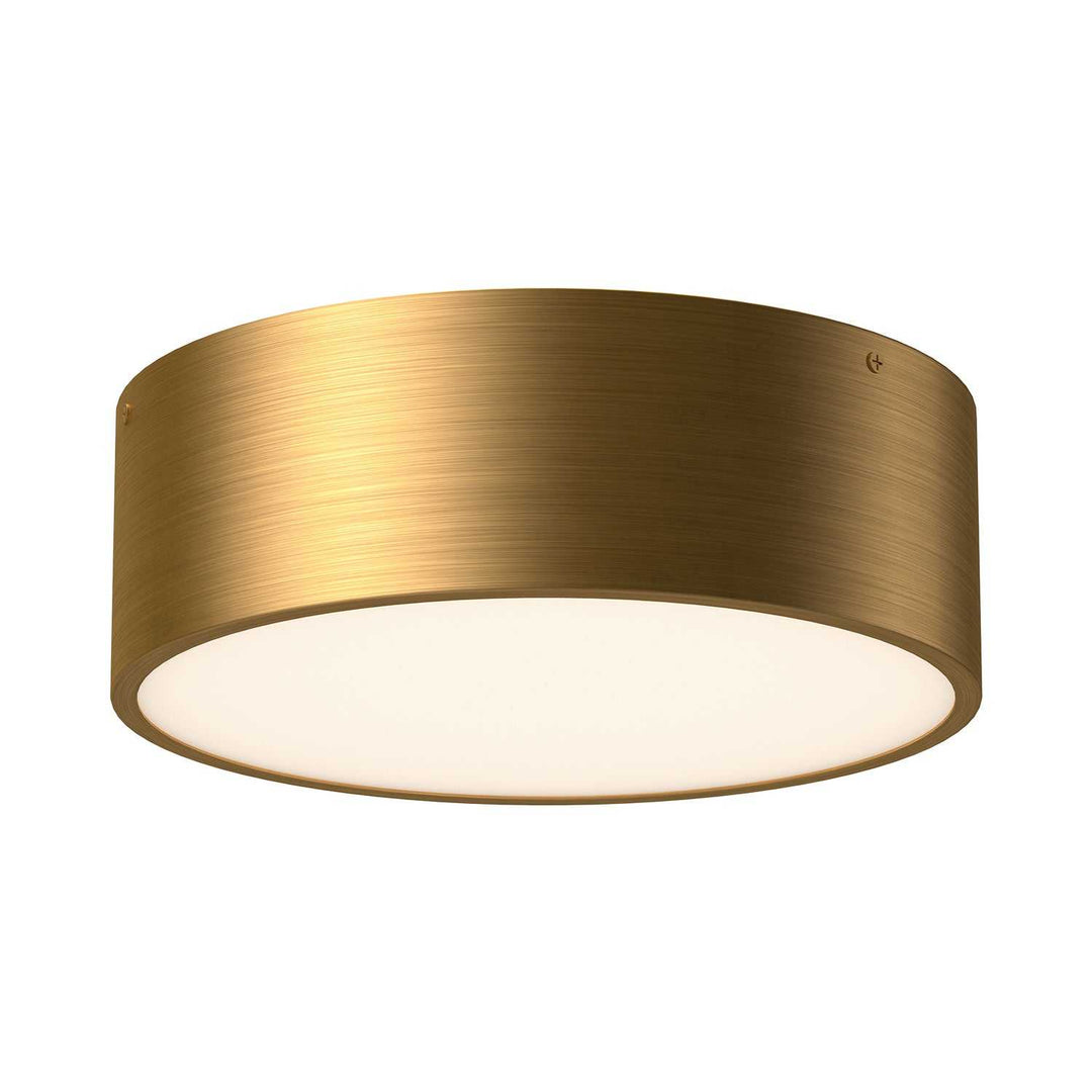 Alora Canada - FM556012AG - Two Light Flush Mount - Brisbane - Aged Gold