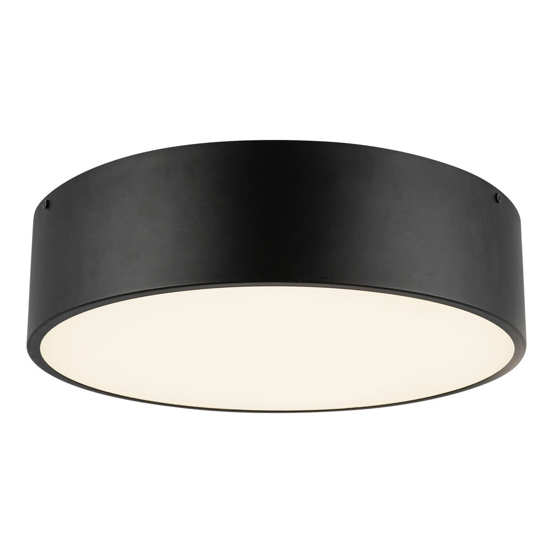 Alora Canada - FM556016MB - Three Light Flush Mount - Brisbane - Matte Black