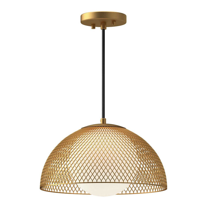 Alora Canada - PD402513GDOP - One Light Pendant - Haven - Gold/Opal Matte Glass