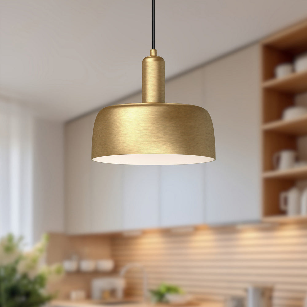 Alora Canada - PD427710BG - One Light Pendant - Adriano - Brushed Gold