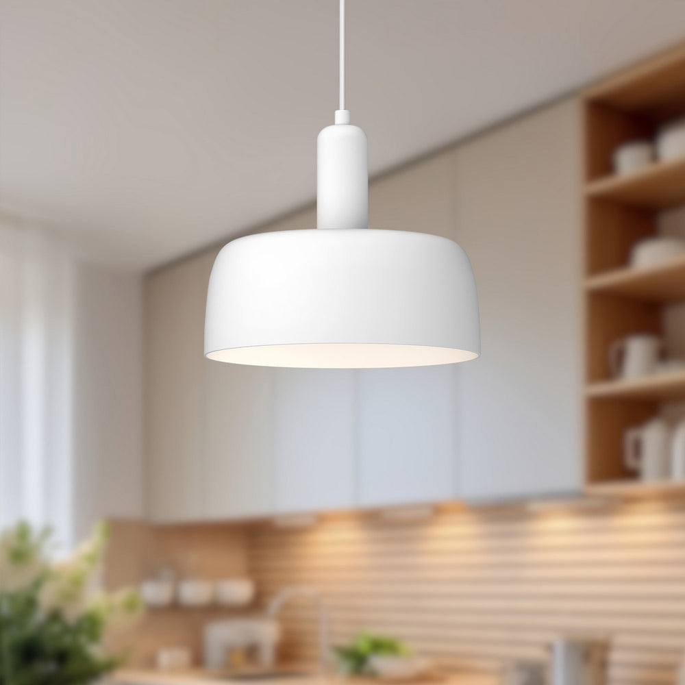 Alora Canada - PD427710WH - One Light Pendant - Adriano - White