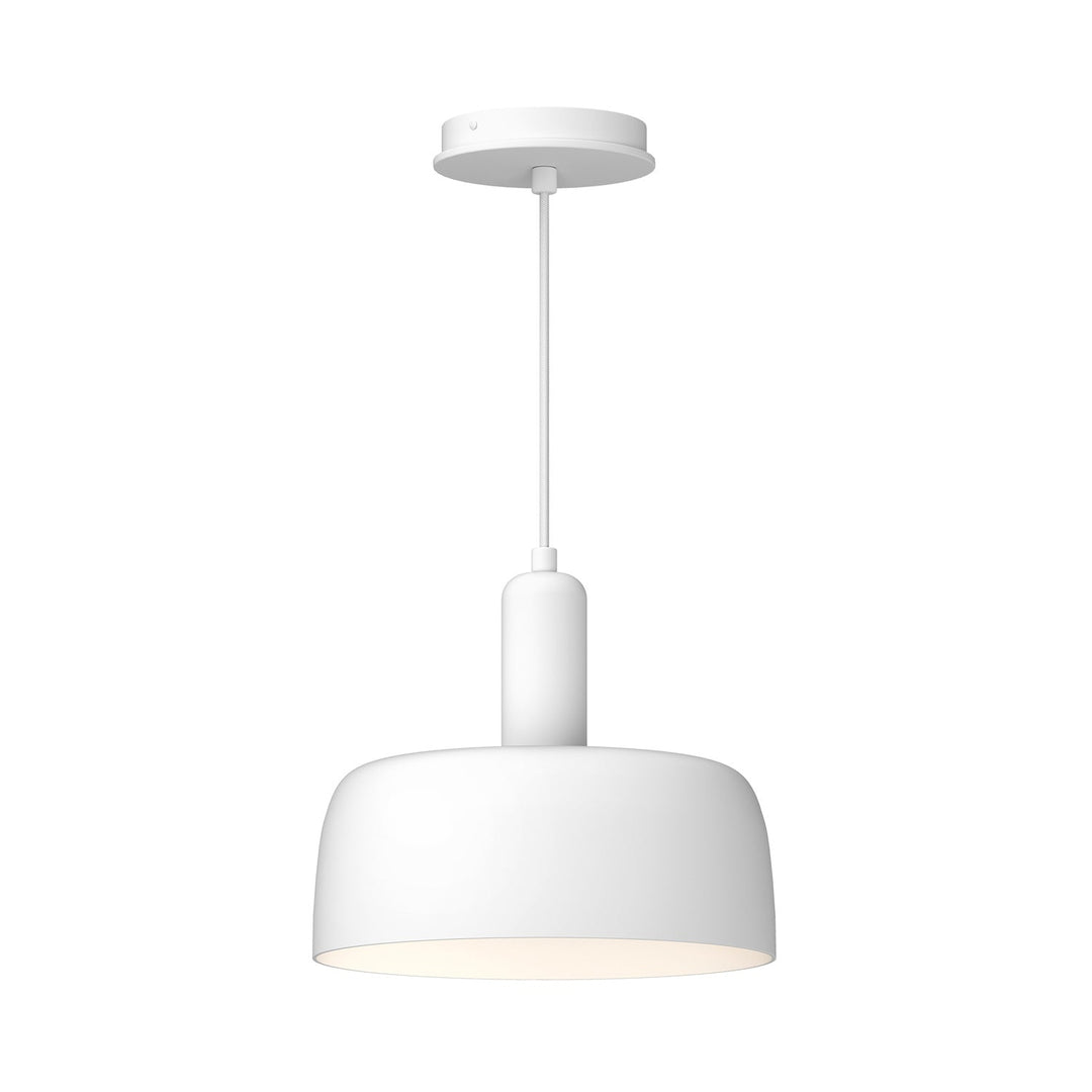 Alora Canada - PD427710WH - One Light Pendant - Adriano - White