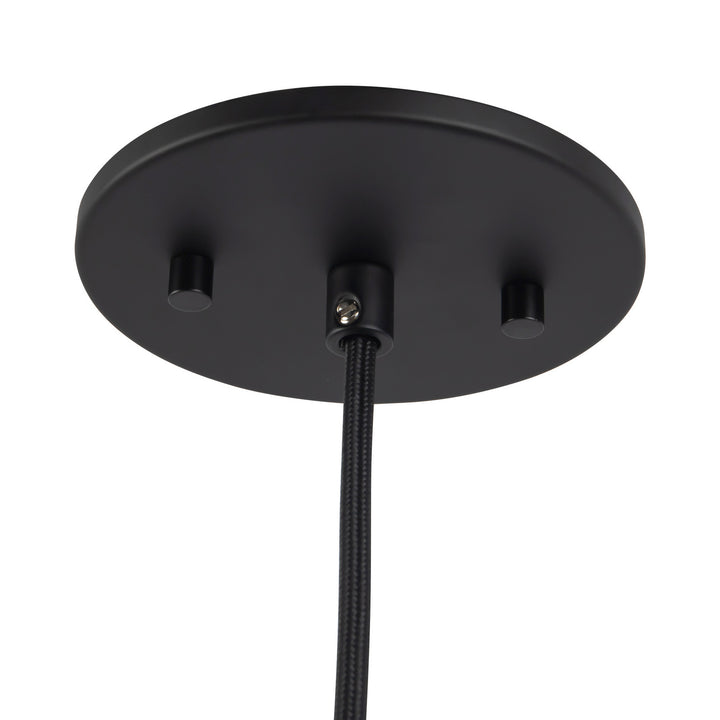 Alora Canada - PD501212MBOP - One Light Pendant - Plume - Matte Black/Opal Matte Glass