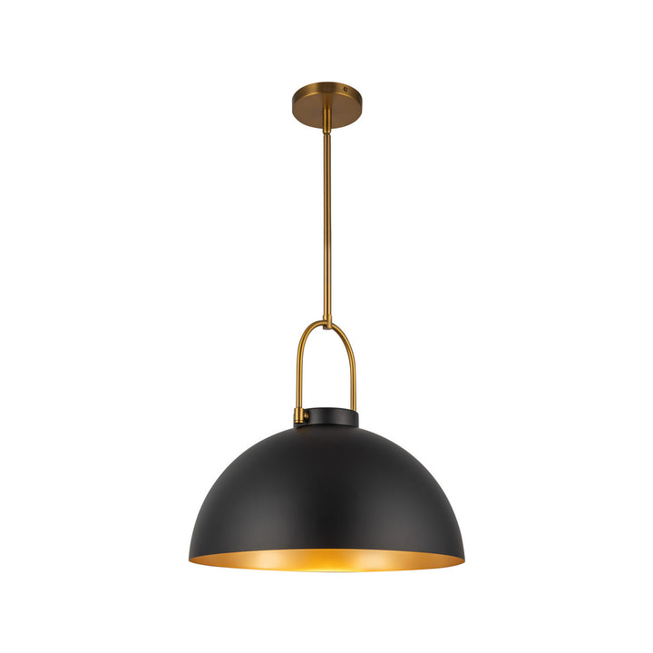 Alora Canada - PD504016MB - One Light Pendant - Harper - Matte Black