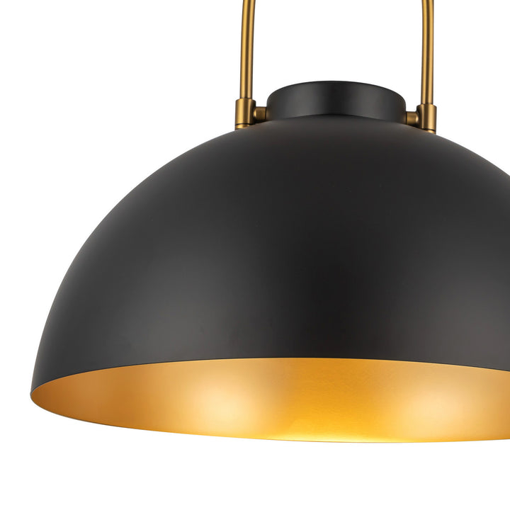 Alora Canada - PD504016MB - One Light Pendant - Harper - Matte Black