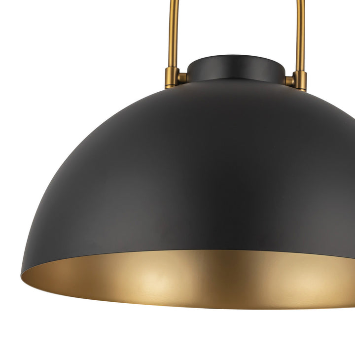 Alora Canada - PD504016MB - One Light Pendant - Harper - Matte Black