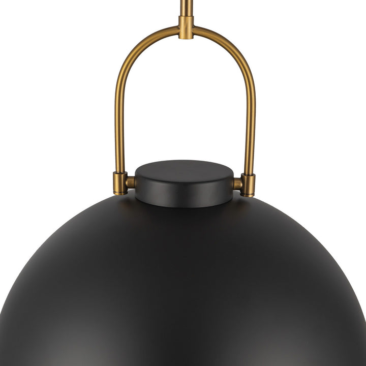 Alora Canada - PD504016MB - One Light Pendant - Harper - Matte Black
