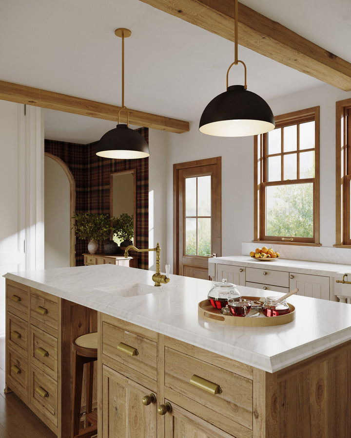 Alora Canada - PD504016MB - One Light Pendant - Harper - Matte Black