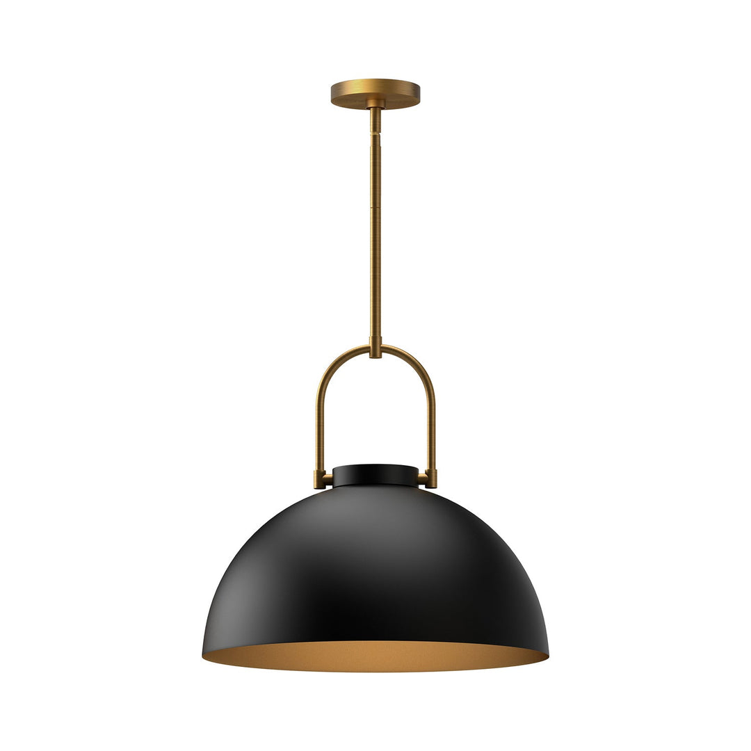 Alora Canada - PD504016MB - One Light Pendant - Harper - Matte Black